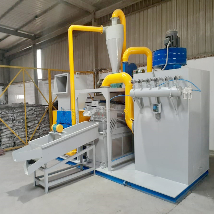 江蘇興化500kg/h雜線銅米機